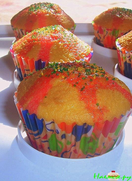 Рождественские маффины с желе