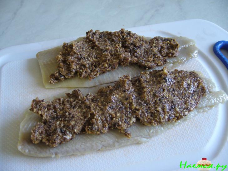 Рольмопс с черносливом и миндалем Рольмопс с черносливом и миндалем