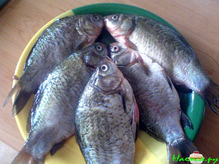 Караси в сметане с картофелем