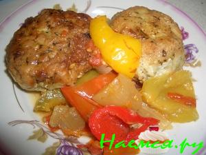 Рыбные тефтели с лечо