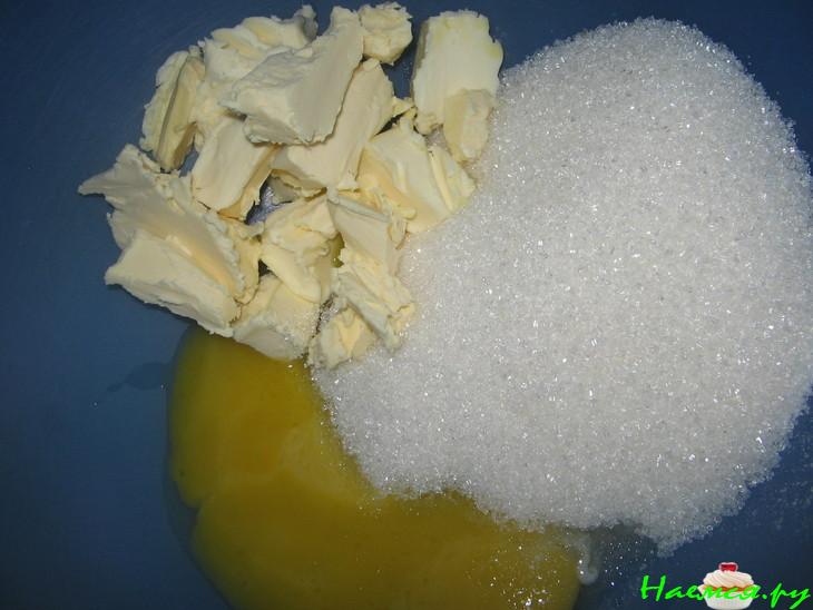 Торт 'Чебурашка' с вареньем и смородиной