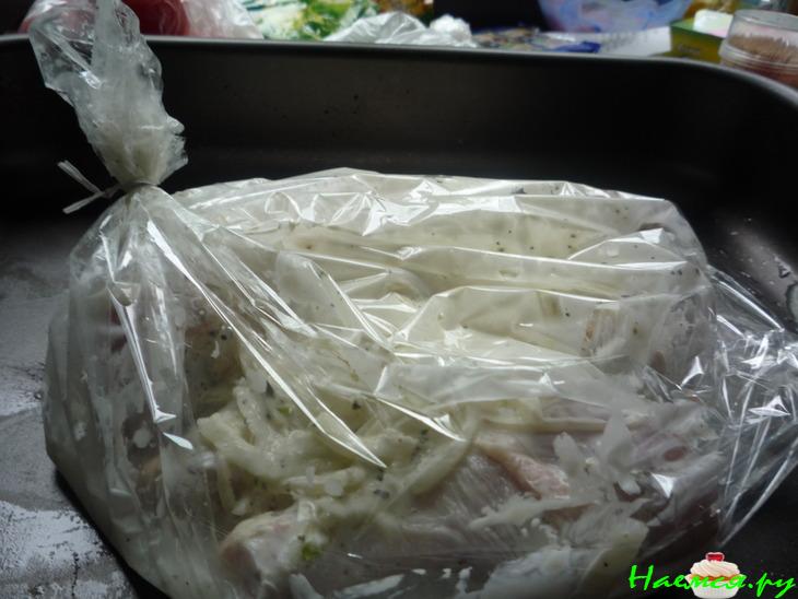 Куриные голени запеченные в рукаве