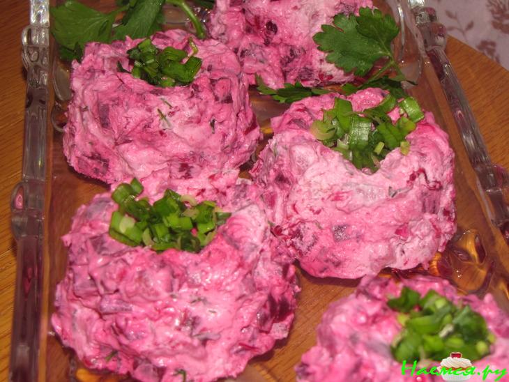 Мусс из свёклы и сельди