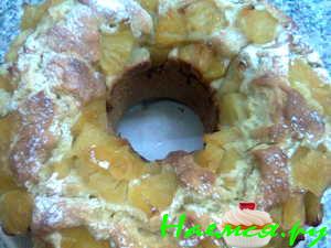Кекс с ананасами