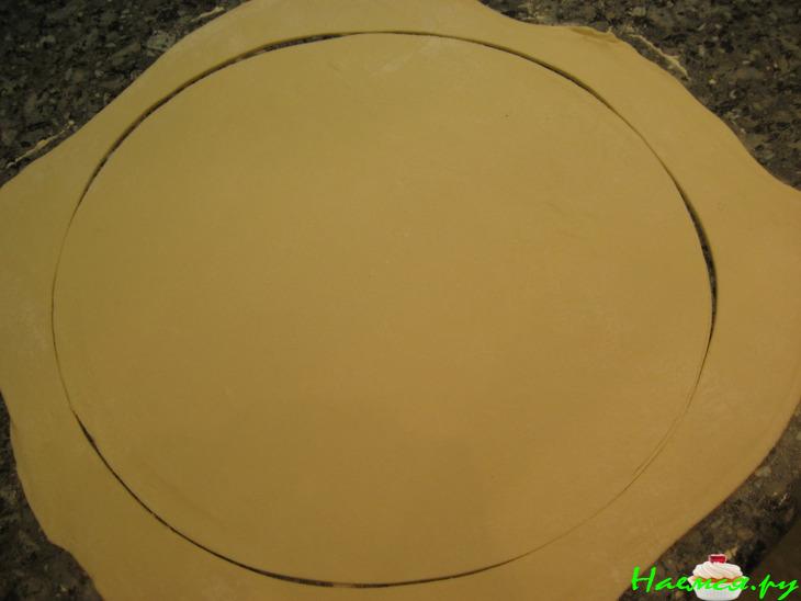 Пирог-перевертыш с бананами в карамели