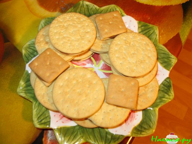 Экспресс пирожное-печенье с шоколадным кремом