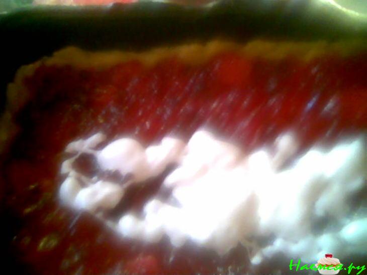 Пирог яблочный с брусникой