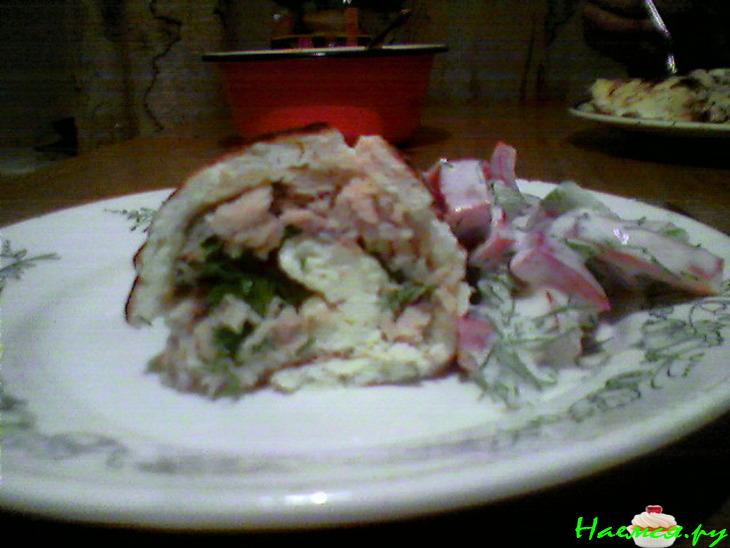 Омлет-конверт фаршированный