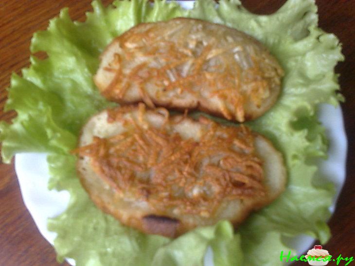 Гренки с картошкой