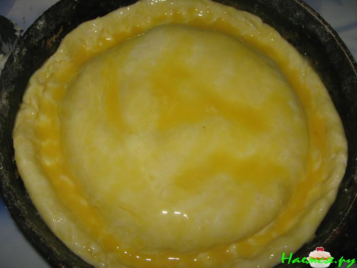 Пирог с начинкой из плавленных сырков