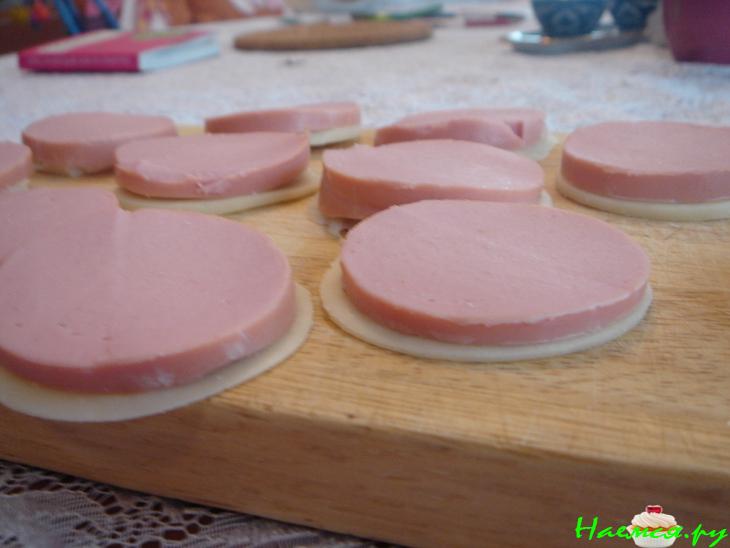 Закусочные "бутерброды" в панировке Закусочные "бутерброды" в панировке