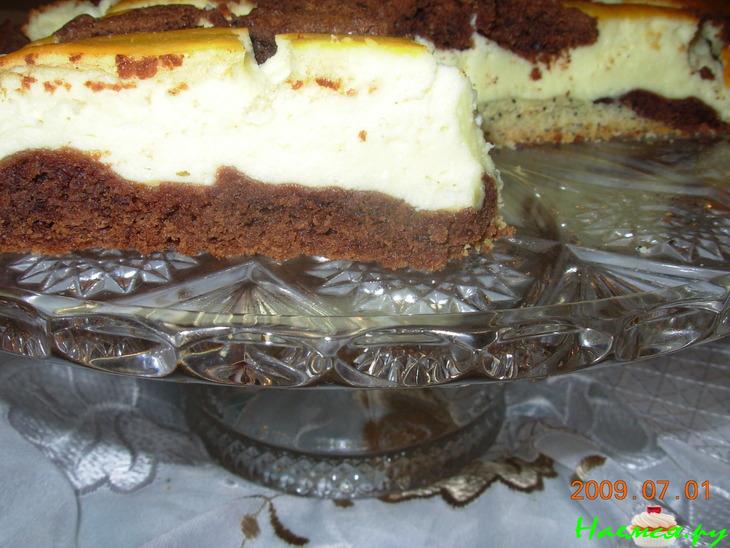 Творожный пирог "Полосатик"