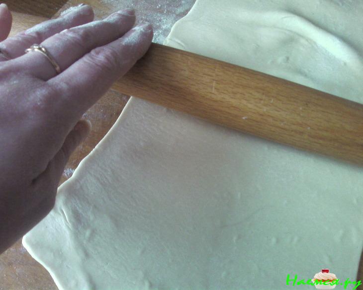 Слоёные яблочные пирожные