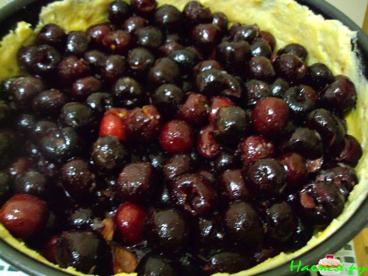 Пирог с черешней "Весенние ароматы"