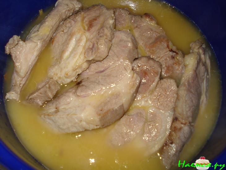 Свинина с апельсинами "Экзотика"