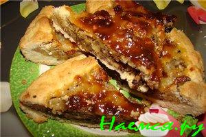 Песочный пирог с джемом