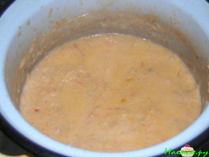 Детский суп-пюре с морковью и помидорами