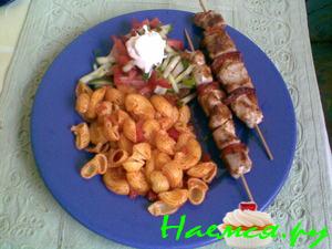 Шашлычок из индюшиной грудки