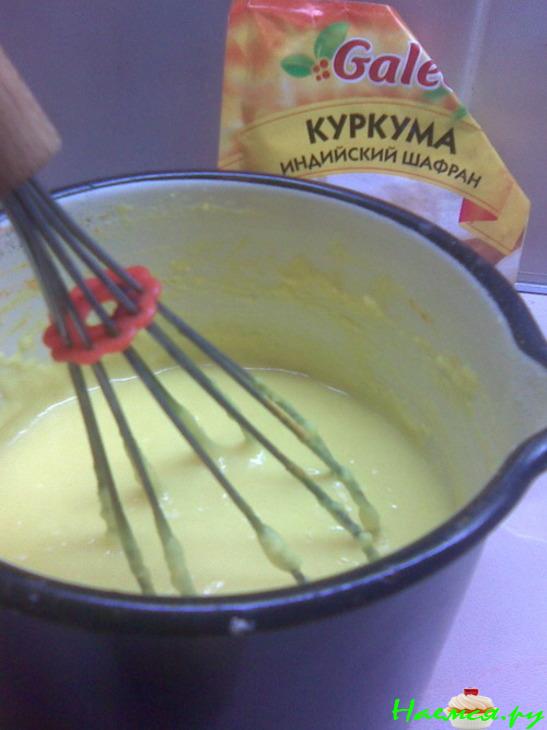 Пирог с заварным кремом, айвой и грушей для тех, кому не хватает «солнца»