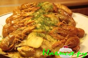 Судак выпендрежный (с раками) Судак выпендрежный (с раками)