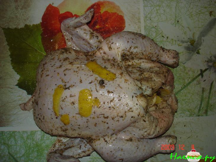 Курица в соли (способ приготовления)