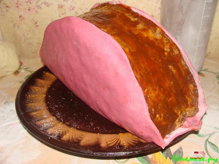 Торт "Косметичка для маленькой модницы"