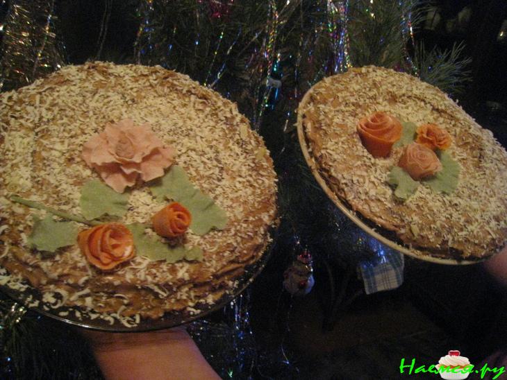 Торт из заварного крема