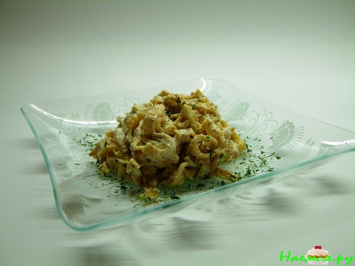 Салат куриный с яйцами