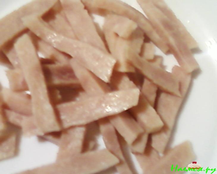 Салат простой с вермишелью