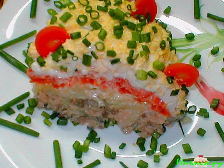 Классический салат "Мимоза"