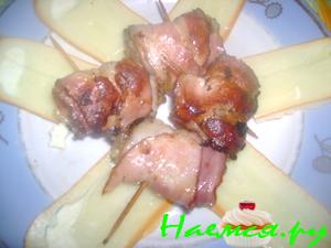 Рулетики с ветчиной