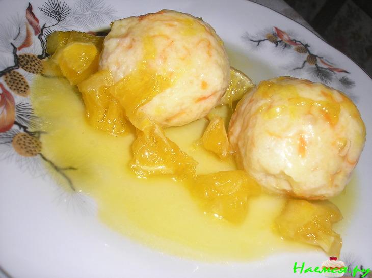 Фрикадельки из моркови и творога с цукатами