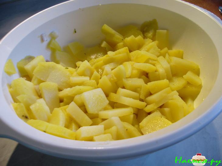 Картофельный салат с горчицей