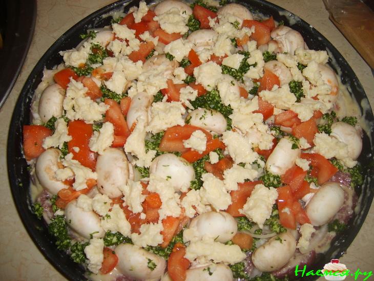 Мясная "пицца" Италия нервно курит в сторонке)))