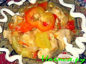 Ужин из филе курицы