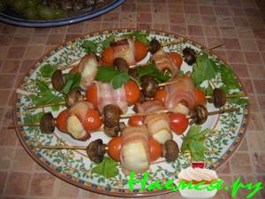 Шашлычки из морепродуктов Шашлычки из морепродуктов