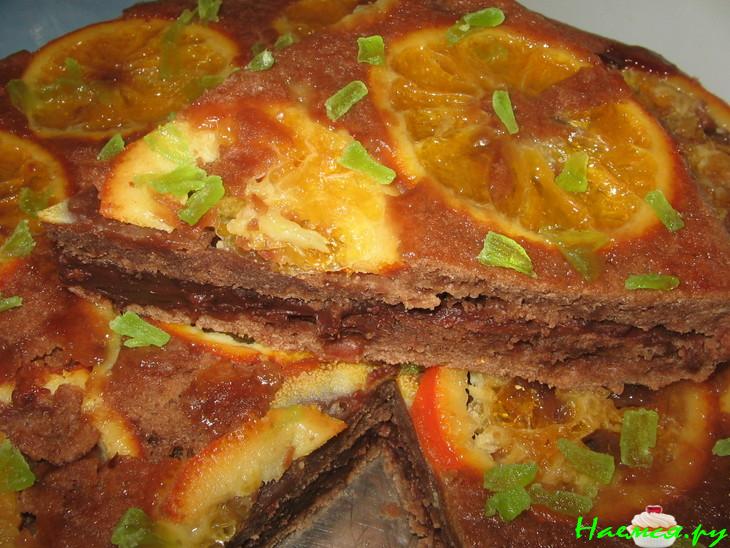 Торт-пирог с апельсинами