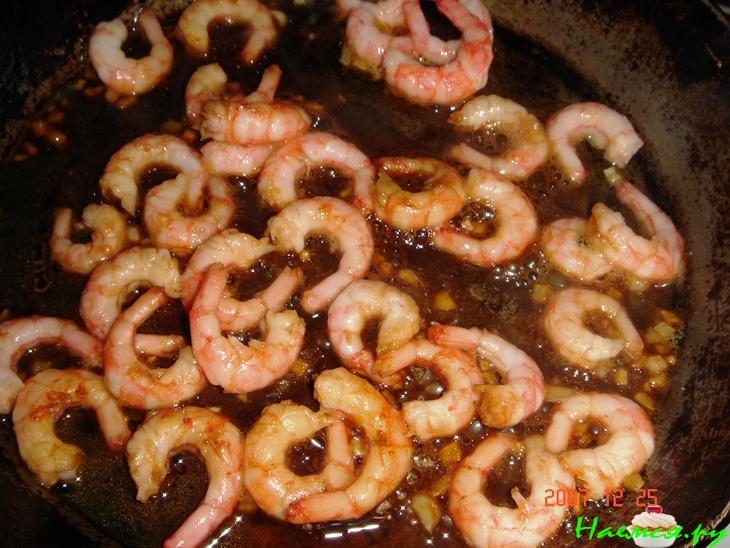 Фунчоза с креветками