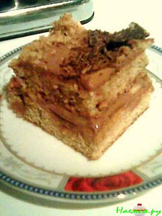 Бананово-шоколадный торт