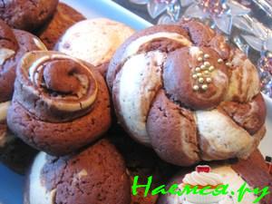 Мраморное имбирное печенье