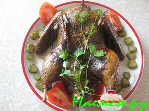 Утка с яблоками по-быстрому...