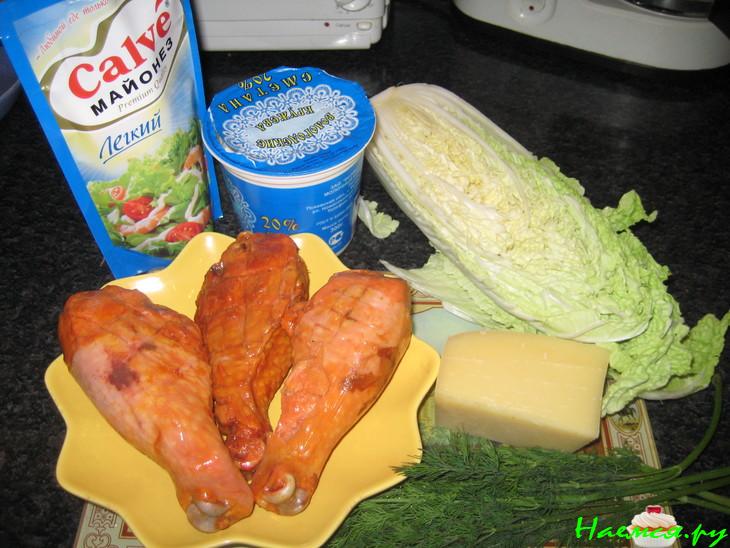 Салат куриный "Пикантный"