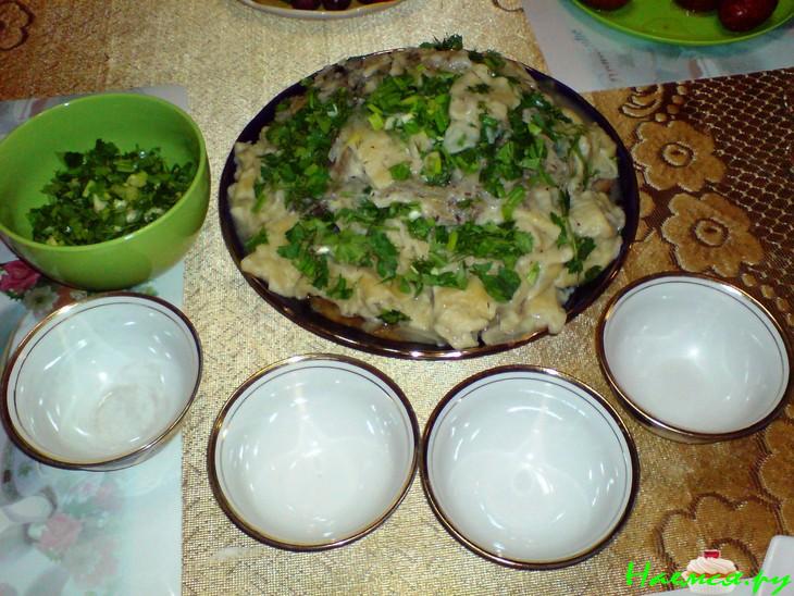 Бешбармак (свиные ребрышки)