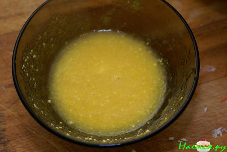 Печеное яблоко с творожной начинкой