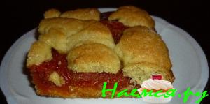 Пирог с курагой