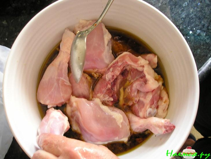 Курица с мёдом