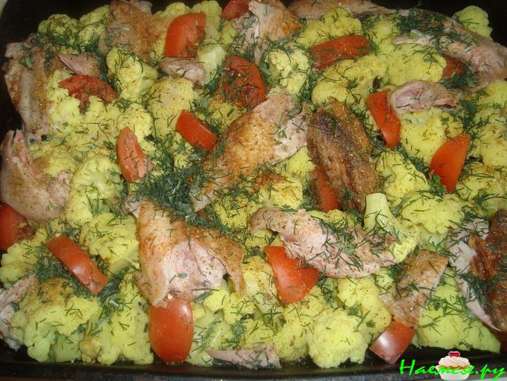 Запеченная цветная капуста