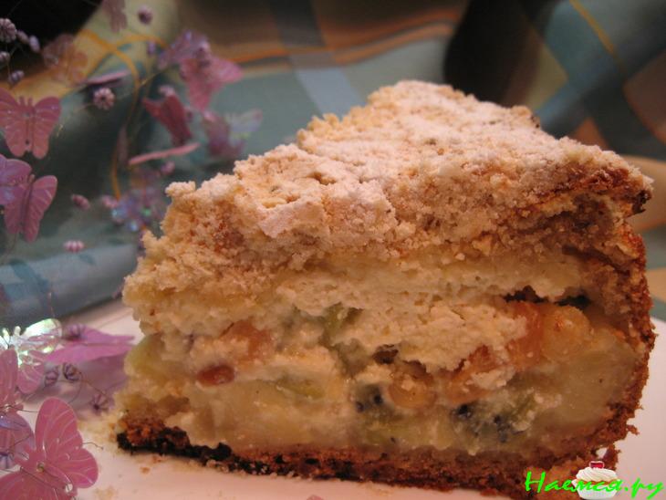 Яблочный пирог на натуральном йогурте Яблочный пирог на натуральном йогурте