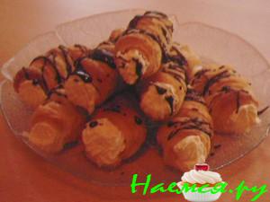 Сливочные трубочки Сливочные трубочки