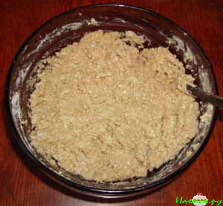 Печенье сдобное с отрубями, семечками подсолнечника и кунжута